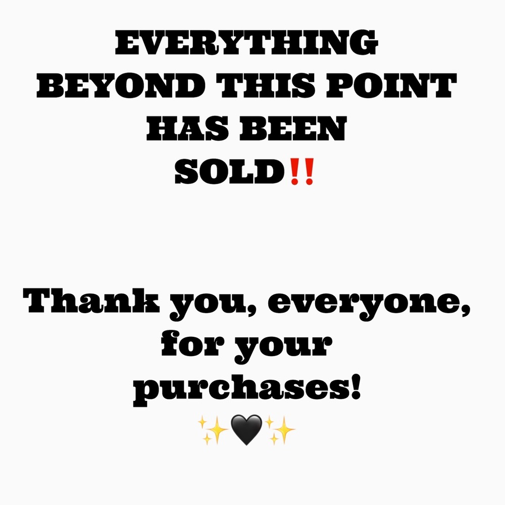 Thank you for all of your support ✨